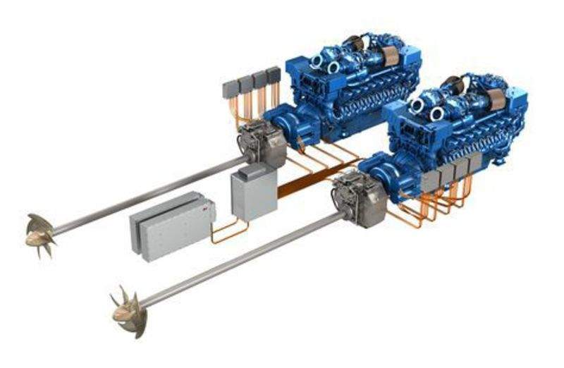 Hybrid Electric Marine Propulsion Engine