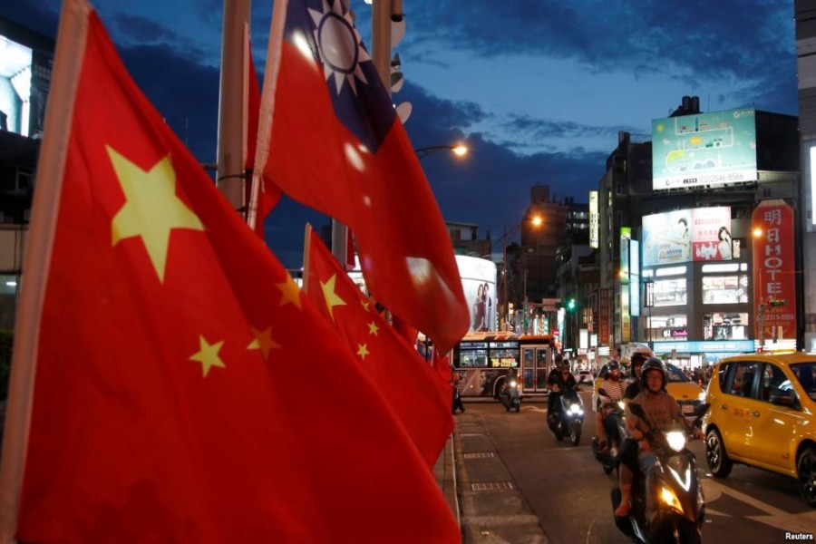 The US believes China's sanctions are meant to deter Taiwan from