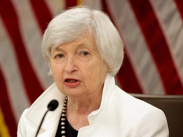 Janet Yellen, US Treasury chief, makes a pitch for a global trade route to India in her first visit.